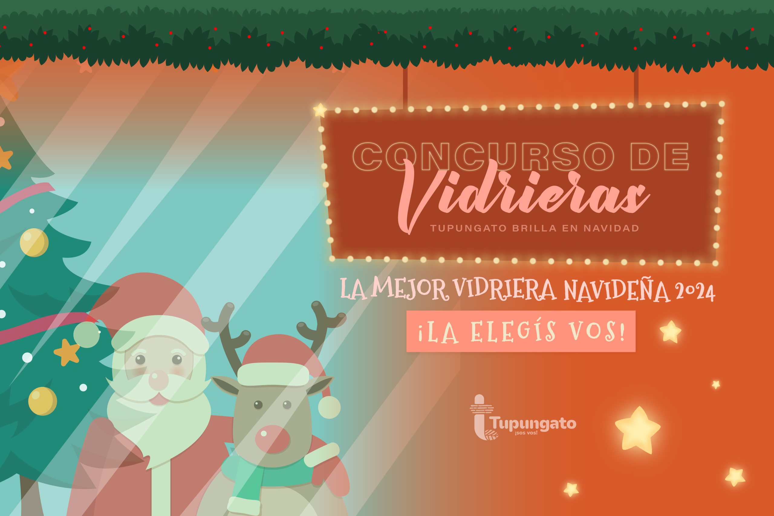  Elegí tu deco favorita: inició la votación de vidrieras navideñas