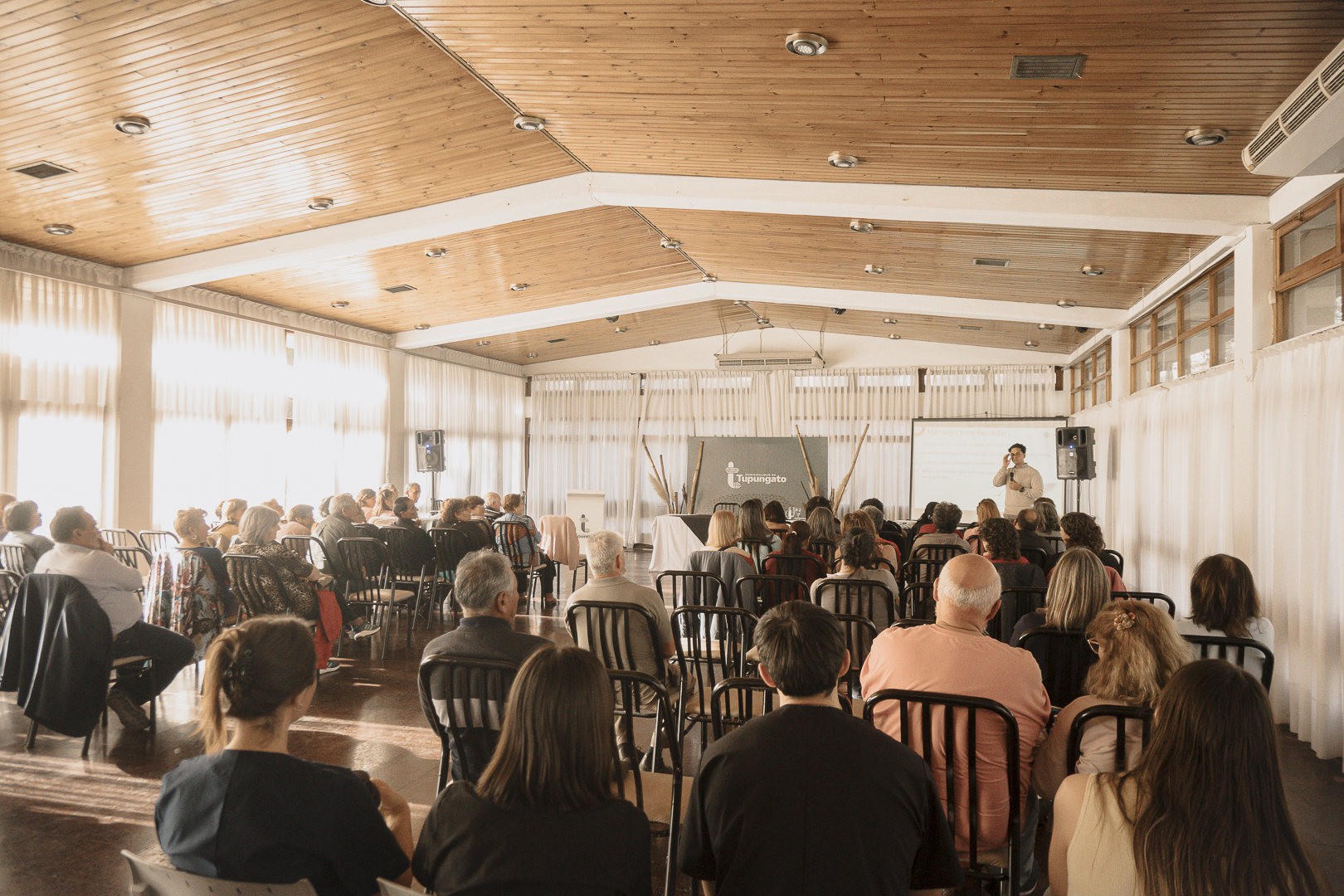 Alrededor de cincuenta personas oyeron la charla «Mejorando la salud cardiovascular» en Tupungato