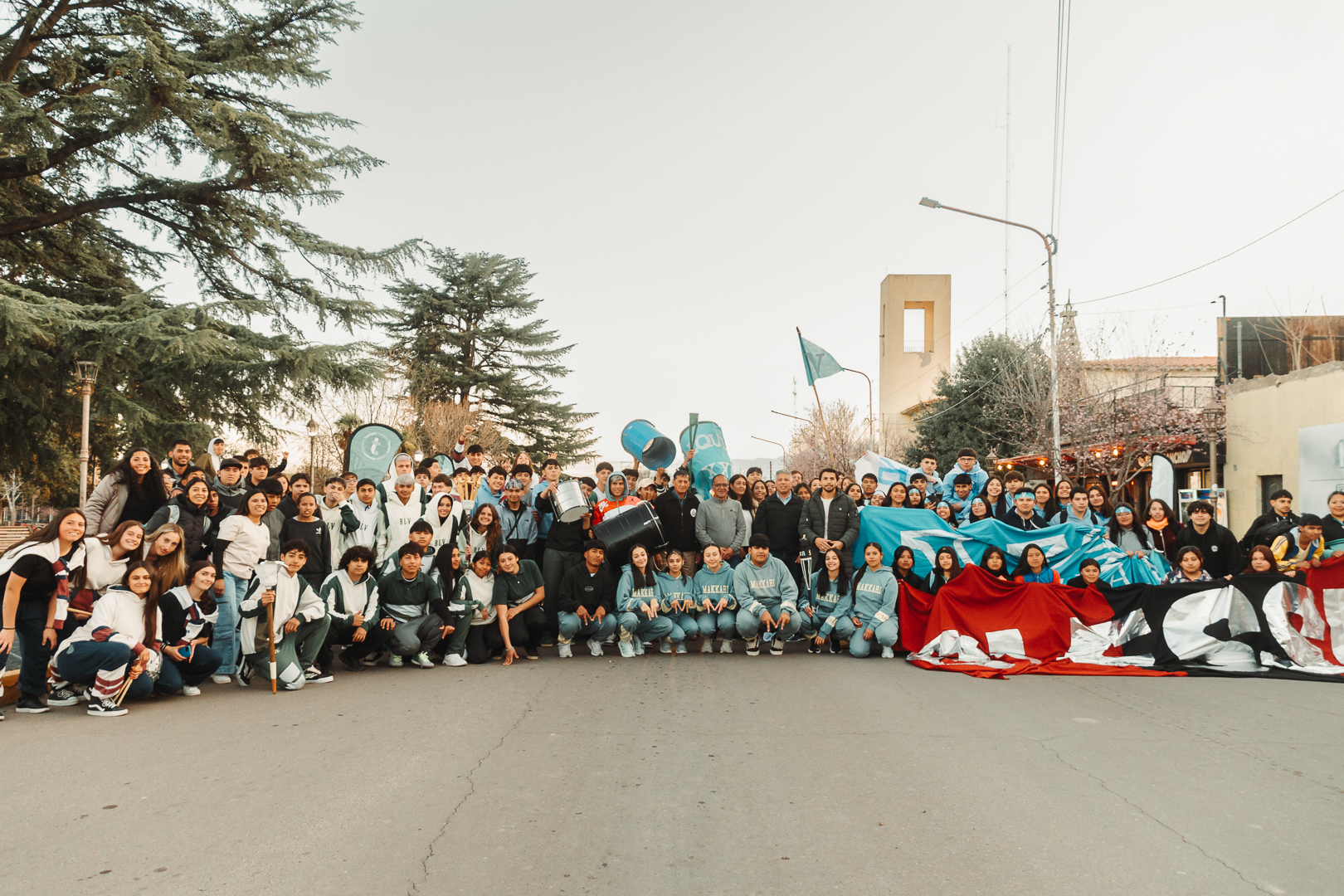 La antorcha encendida por las Promos dio Apertura a Tupungato Estudiantil 2025