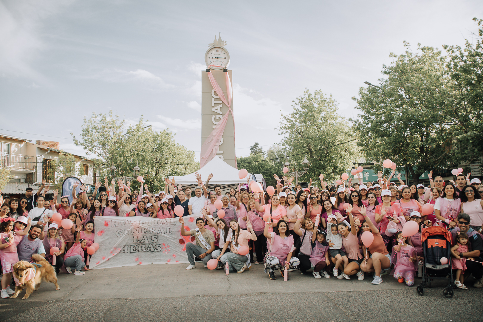 Tupungato volvió a teñirse de rosa con la 2ª Caminata Rosa