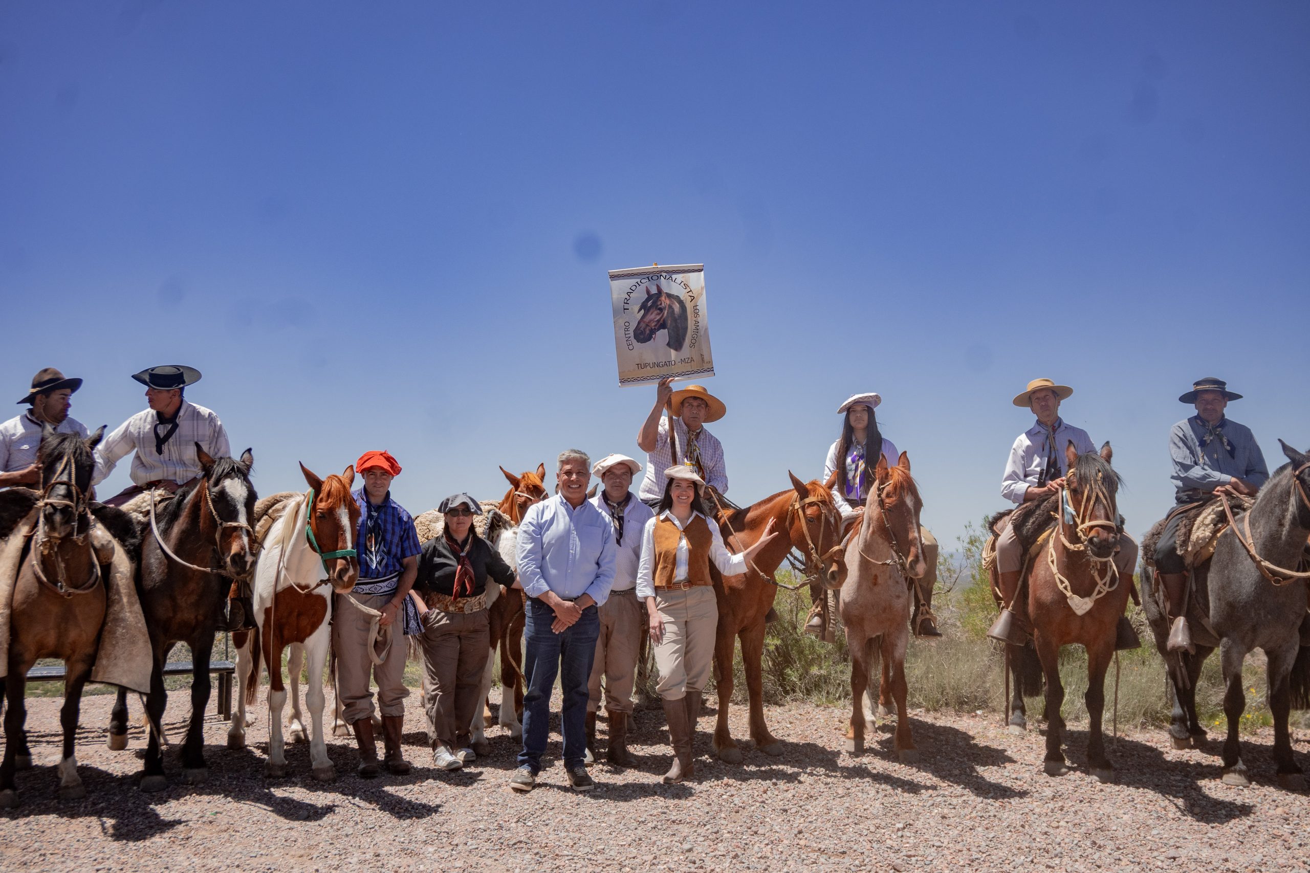 Tupungato comenzó los festejos de su Aniversario con la 12° edición de la tradicional Cabalgata al Cristo Rey