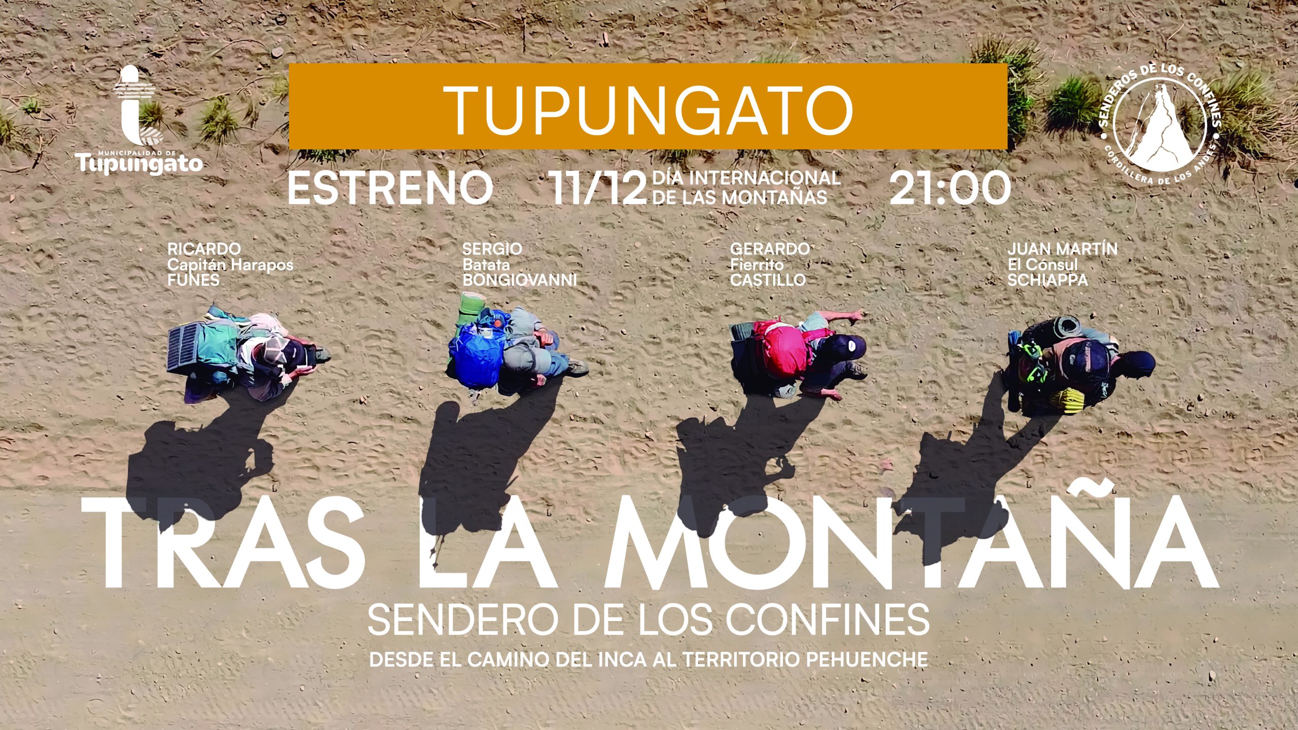 Tupungato celebra el Día Internacional de la Montaña con la proyección gratuita de un film mendocino en el cine local