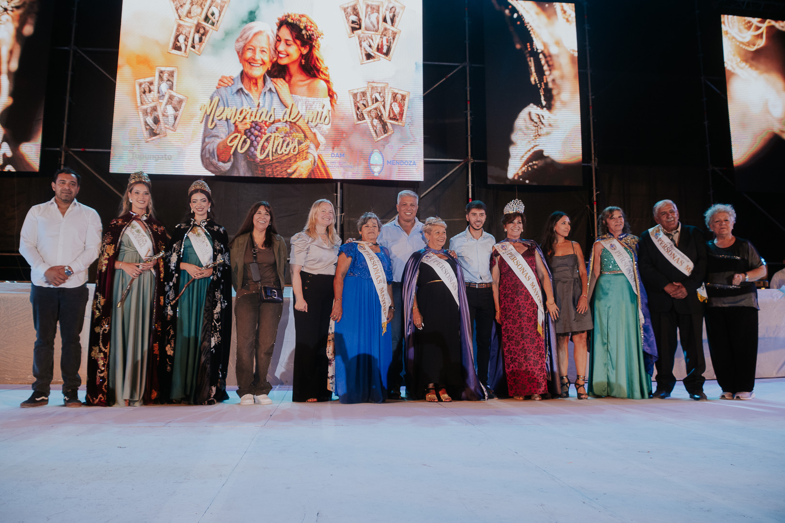   La Fiesta Provincial “Memoria de mis 90 años” colmó el Teatro Griego de Tupungato con más de 7.000 personas