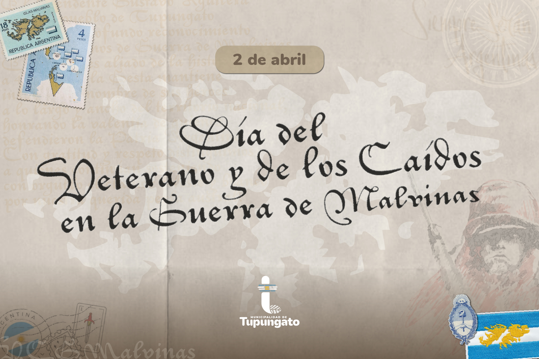 Día del Veterano y de los Caídos en la Guerra de Malvinas: Tupungato honra a los héroes nacionales