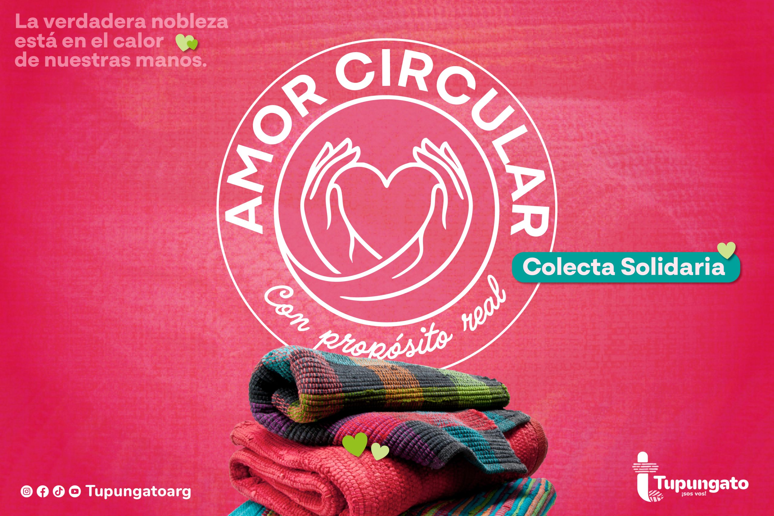 AMOR CIRCULAR con propósito real: colecta solidaria para acompañar a personas mayores del departamento