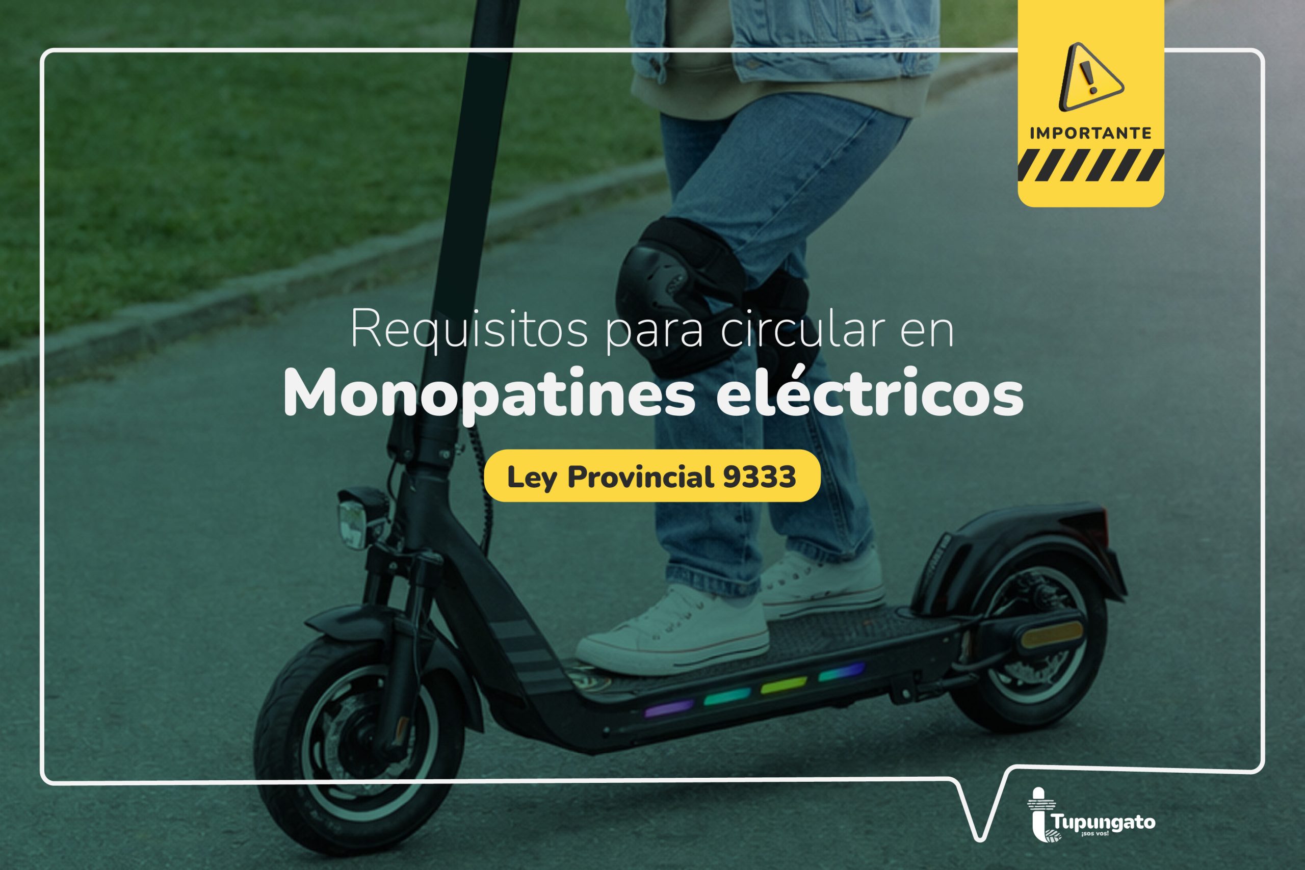 Tupungato multará a quienes incumplan la reglamentación para circular en monopatines eléctricos