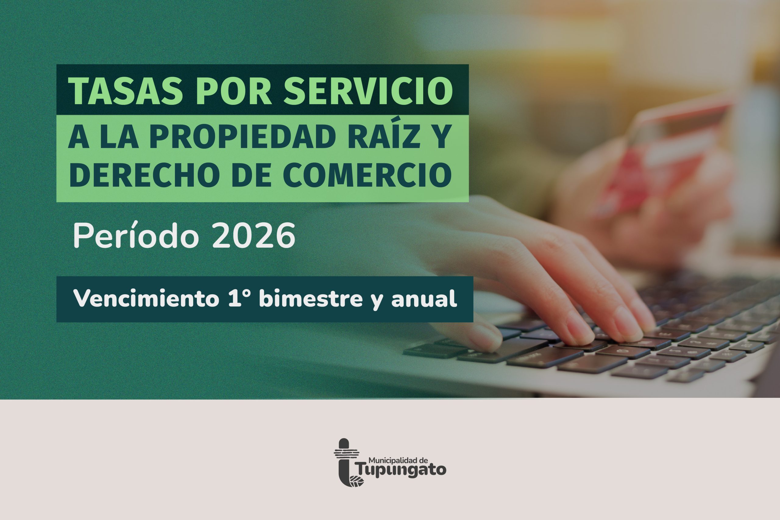 Tupungato extendió hasta el 30 de septiembre el vencimiento de las tasas municipales 2026