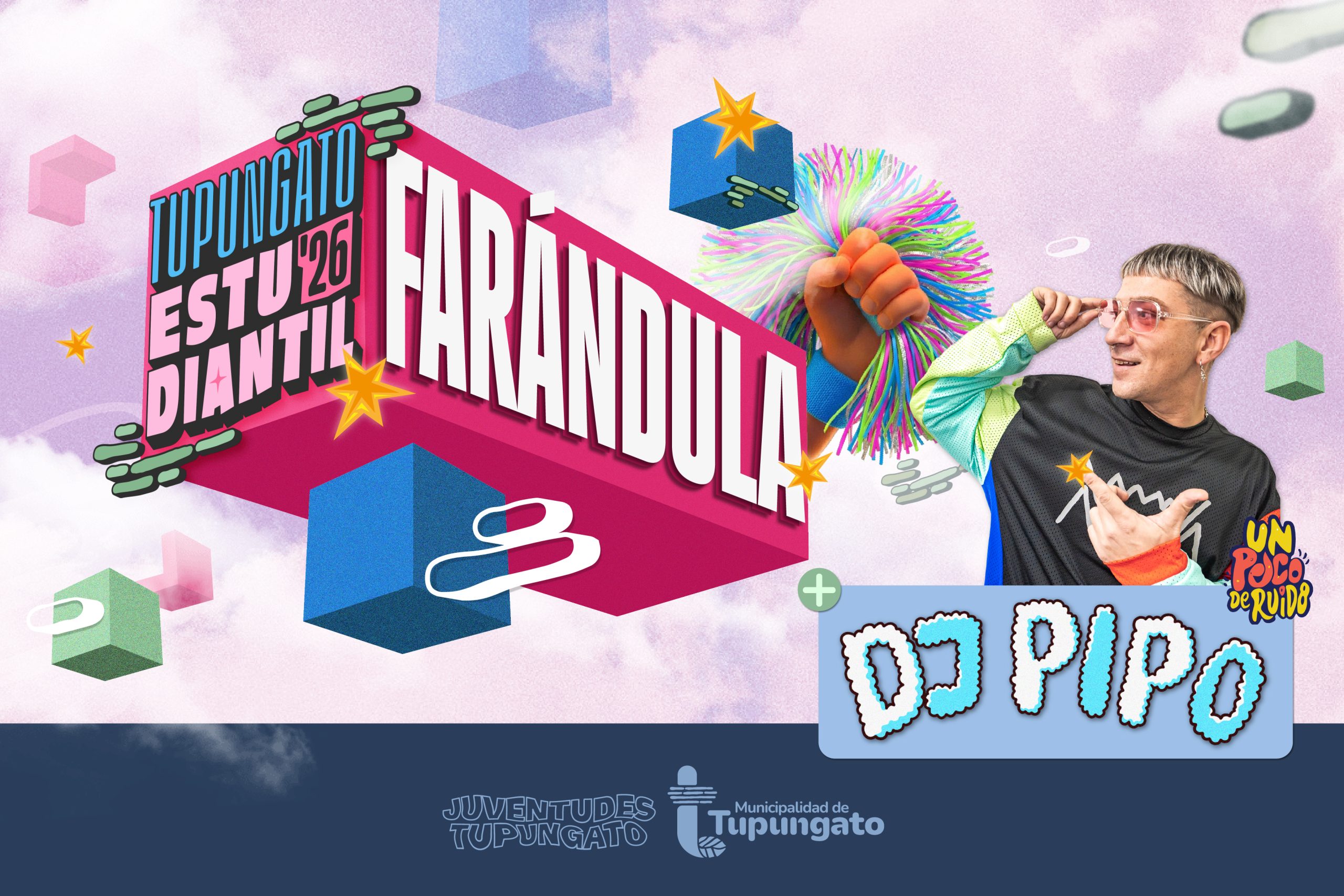 Este fin de semana se despide Tupungato Estudiantil 2026: Farándula, Elección de carros ganadores, nuevos Representantes Estudiantiles y DJ Pipo