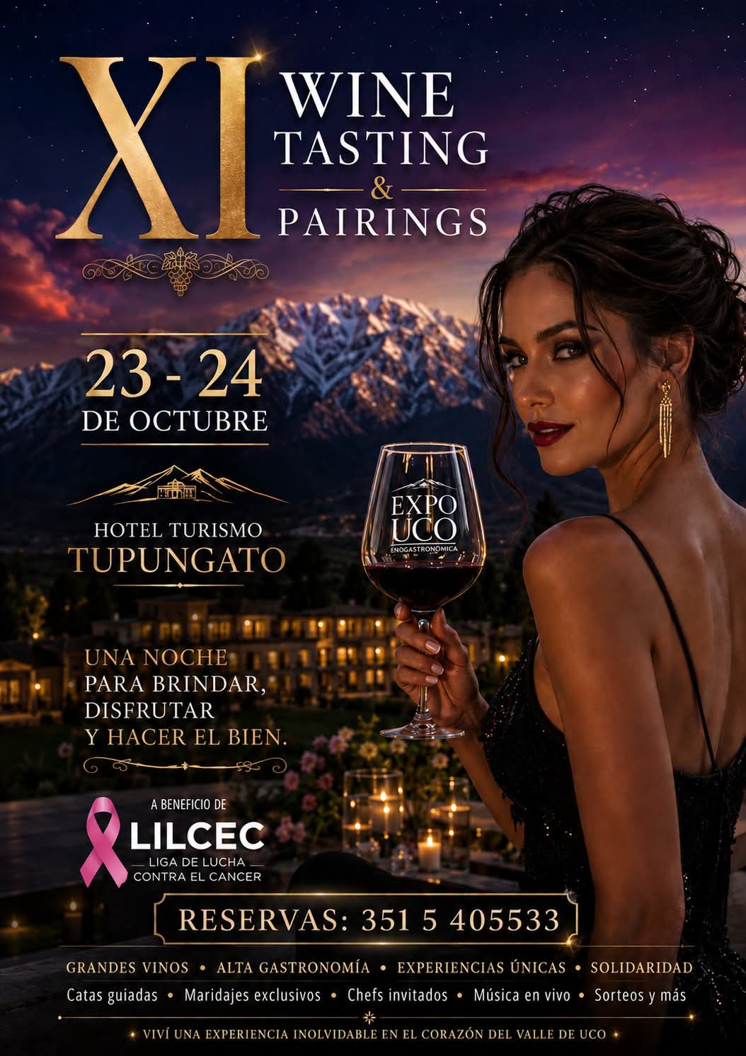 Expo Uco Enogastronómica  presenta “XI WINI Tasting & Pairings”